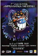 Mondial d'Impro 2001 :  l'Affiche  LIFI 2001